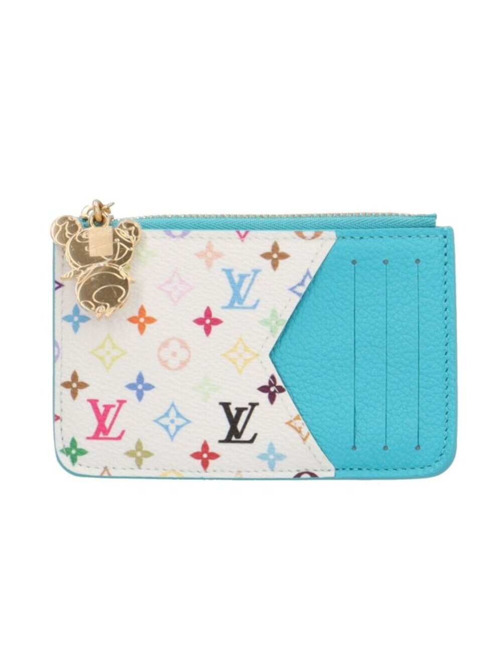 Louis Vuitton Takashi Murakami Collaboration Card Case Romy Monogram Empreinte